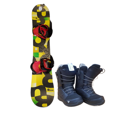 Bazárový snowboard BURTON Progression Yellow + topánky Gravity 